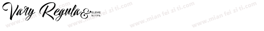 Vary Regula字体转换